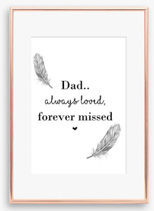 Dad.. Always loved, forever missed