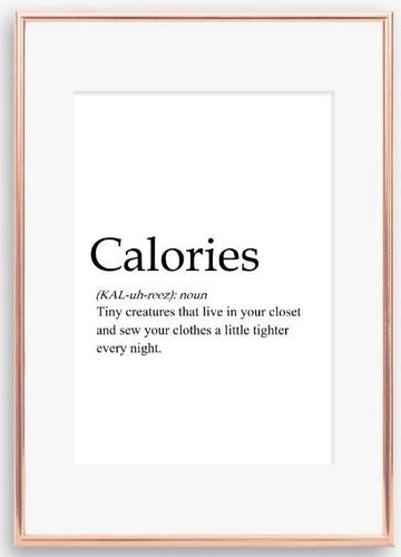 Calories Print