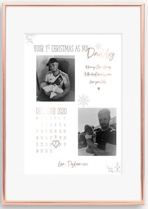 Your first christmas as my daddy print