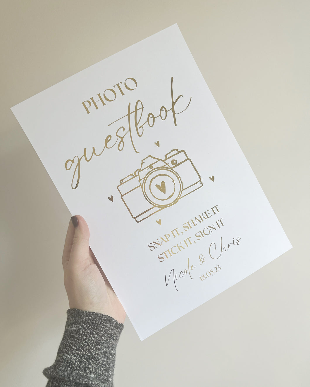 Photo Guestbook print