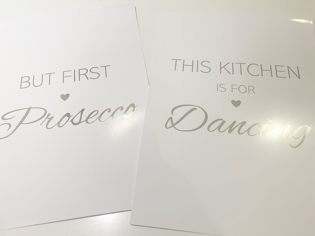 Prosecco & Dancing Kitchen Duo