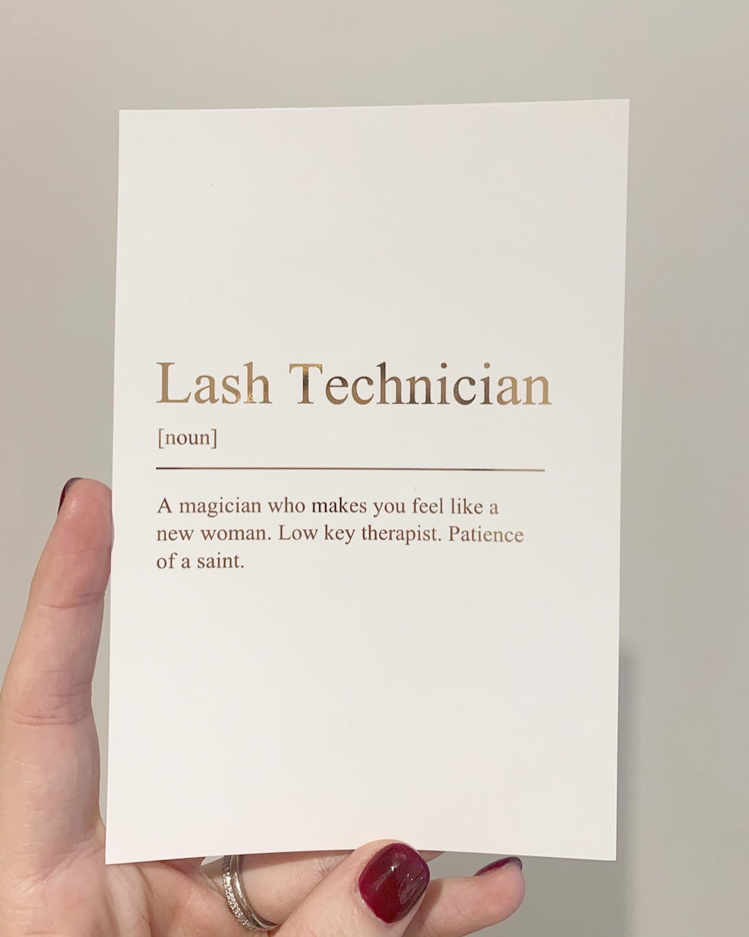 Lash Technician Print