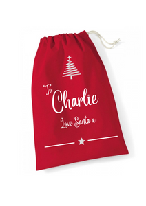 Personalised Santa Christmas Sack ✨