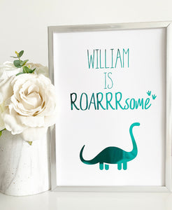 You are roarsome dinosaur print