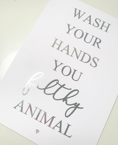 Wash your hands (with heart)