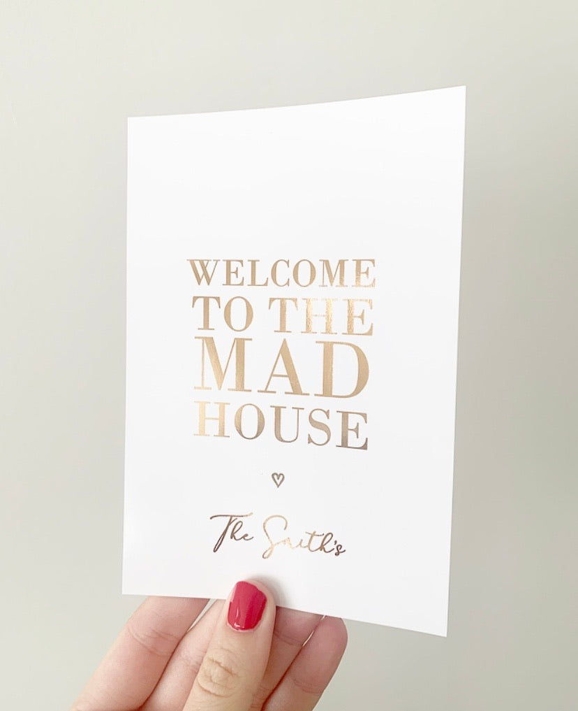 Welcome to the mad house