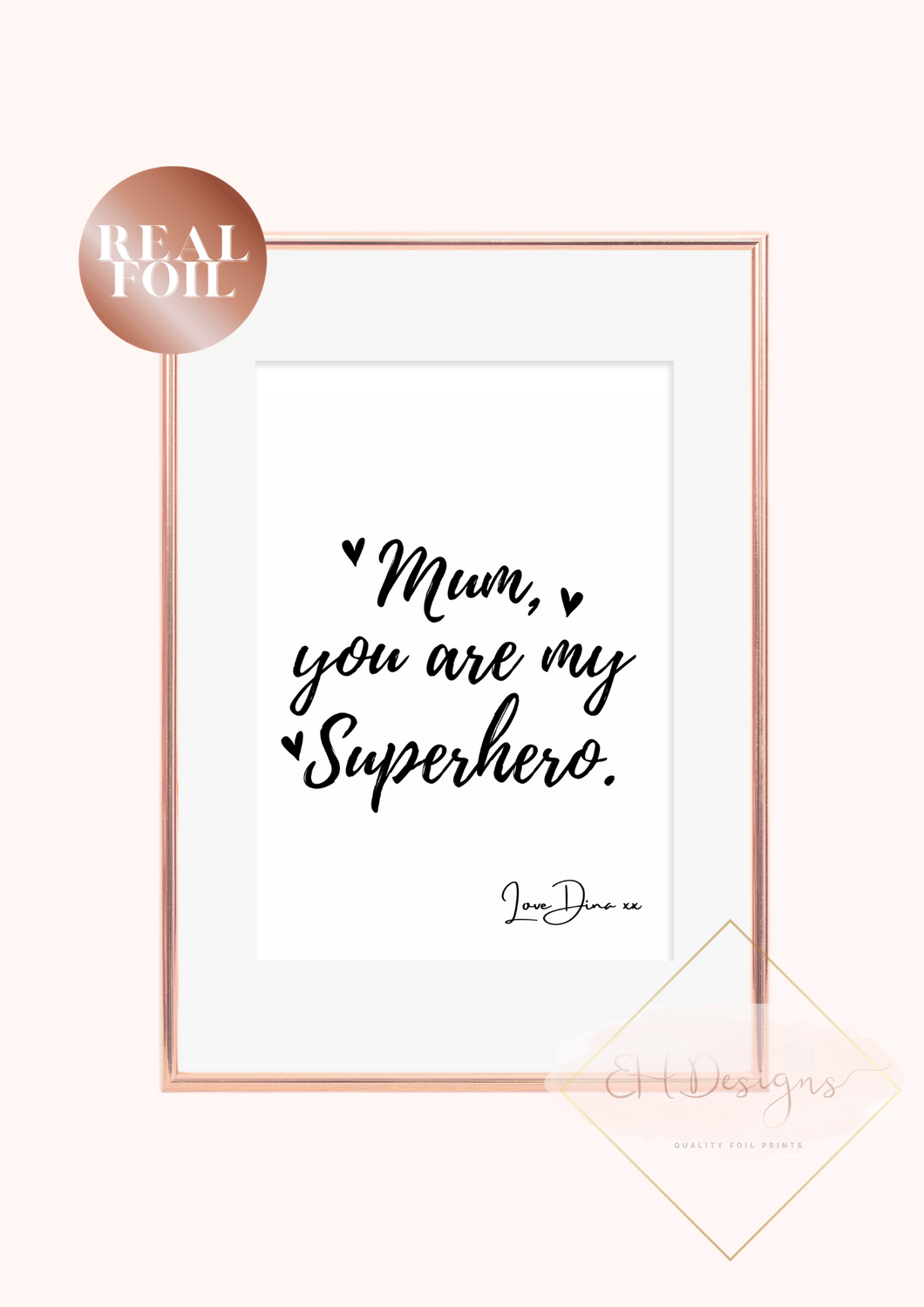 Mum, you’re my superhero