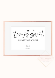 Love is sweet please take a treat - v2