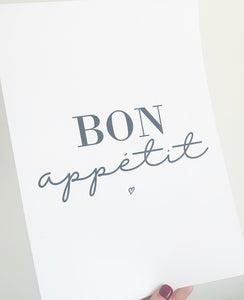 Bon Appétit Print