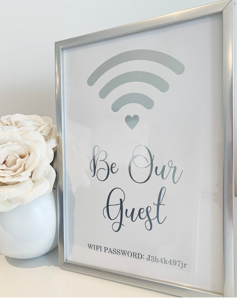 Be our Guest Wifi Print - V2