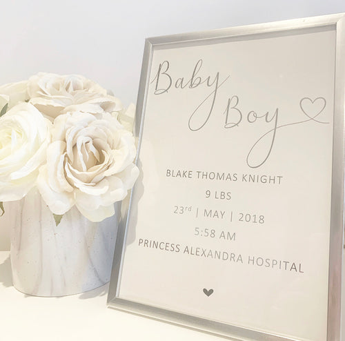 Baby Boy / Newborn Print