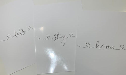 Let’s stay home trio