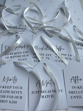 Load image into Gallery viewer, Groom wedding day gift tags (set of x16)