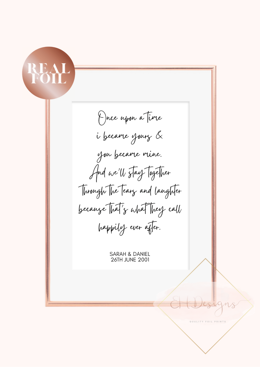 Happily ever after print