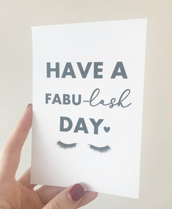 Have a fabu-lash day