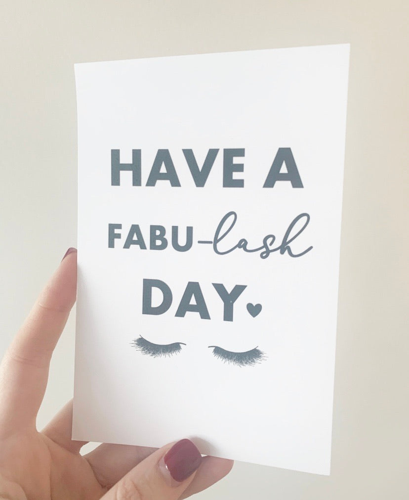 Have a fabu-lash day