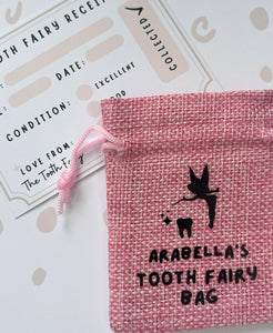Tooth fairy pouch - fairy design