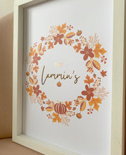 Load image into Gallery viewer, Halloween Family Wreath Print