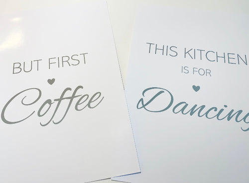 Coffee & Dancing Kitchen Duo