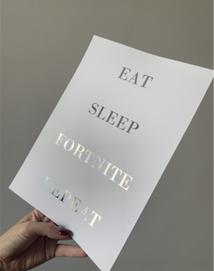 Eat Sleep Fortnite Repeat