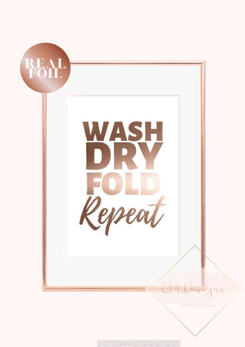 Wash dry fold repeat