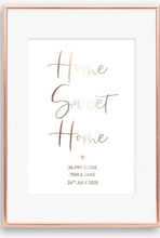 Load image into Gallery viewer, Home Sweet Home New Home Print